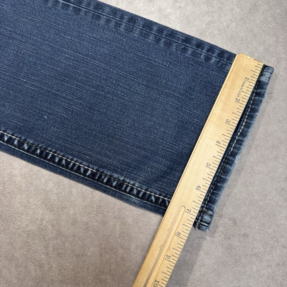 Silver Jeans Womens Size 33x35.5 Aiko Baby Boot Dark Wash Blue Denim Pants Tall - Picture 7 of 14